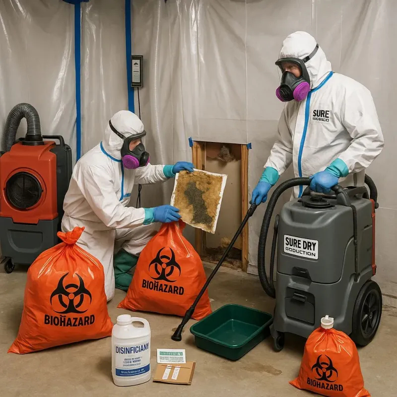 Contaminated Water Handling Protocols process in Williamsburg, IA